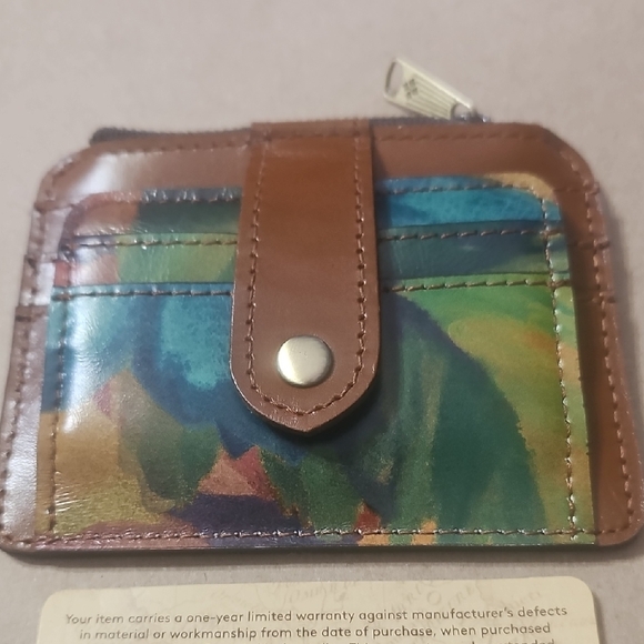 Patricia Nash Multicolor Leather Card Holder - Picture 3 of 7